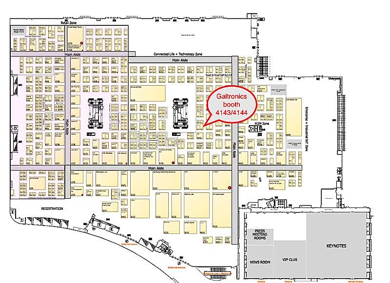 Find Galtronics at CTIA Las Vegas 2016 at booth 4143/4144