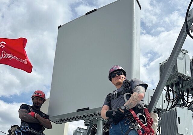 Multibeam Antennas installed Calgary Stampede by Pillar Telecom