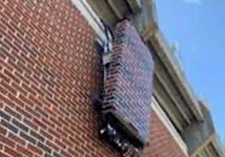  A Galtronics dual band multibeam antenna with its custom vinyl skin wrap, discretely blending into the wall.